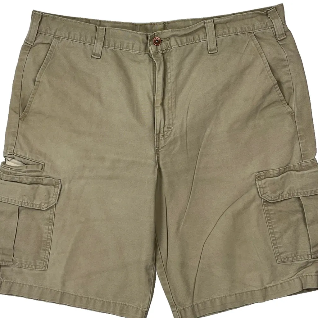 Dickies Cargo Shorts - 38W 11L Beige Cotton - Image 9