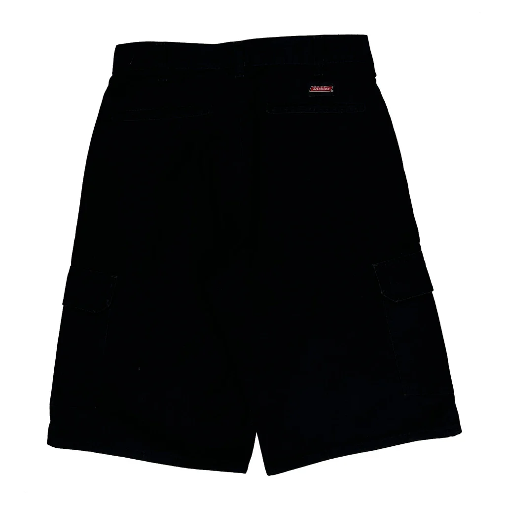 Dickies Cargo Shorts - 30W 11L Black Cotton