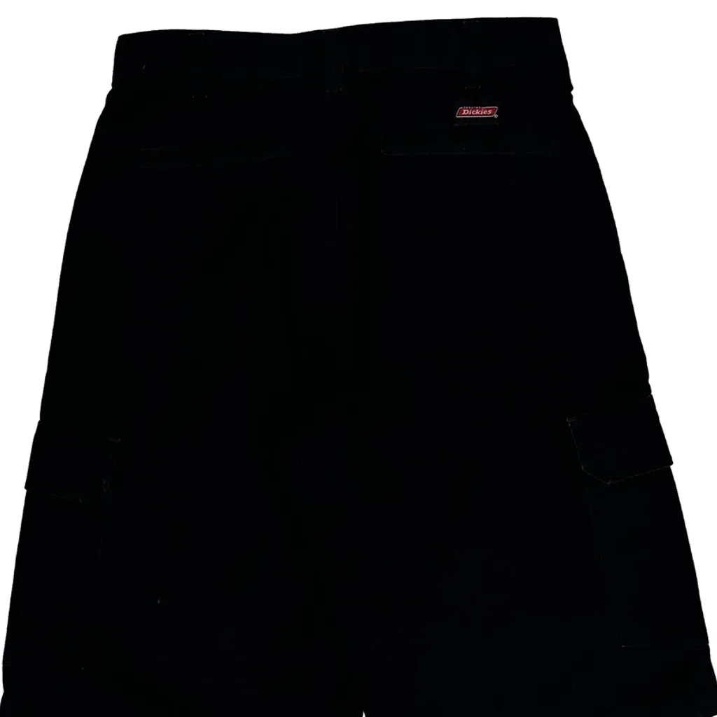 Dickies Cargo Shorts - 30W 11L Black Cotton - Image 8