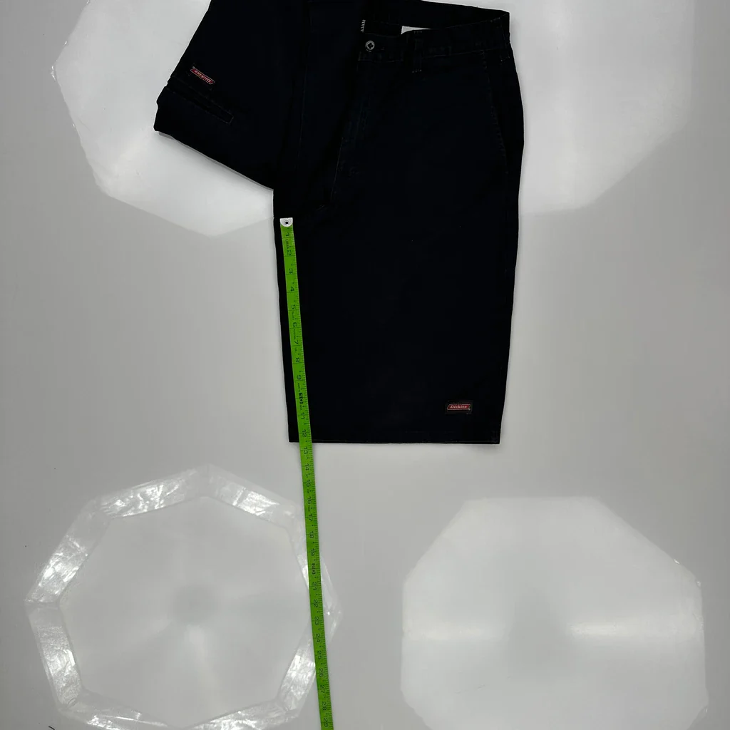 Dickies Baggy Cargo Shorts - 30W 10L Black Cotton - Image 5