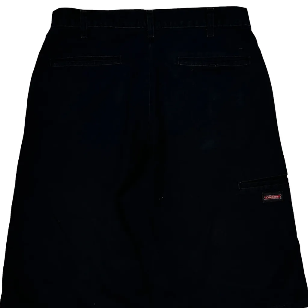 Dickies Baggy Cargo Shorts - 30W 10L Black Cotton - Image 6
