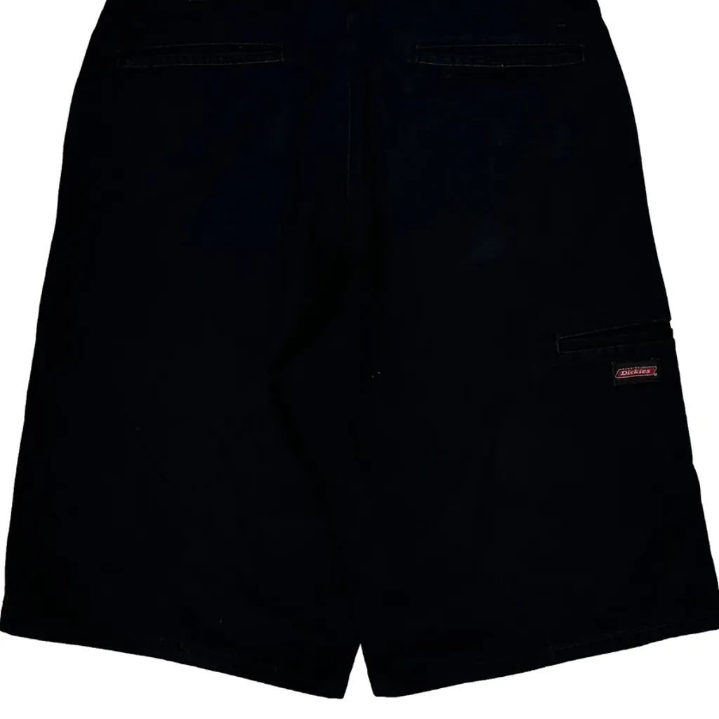 Dickies Baggy Cargo Shorts - 30W 10L Black Cotton - Image 7