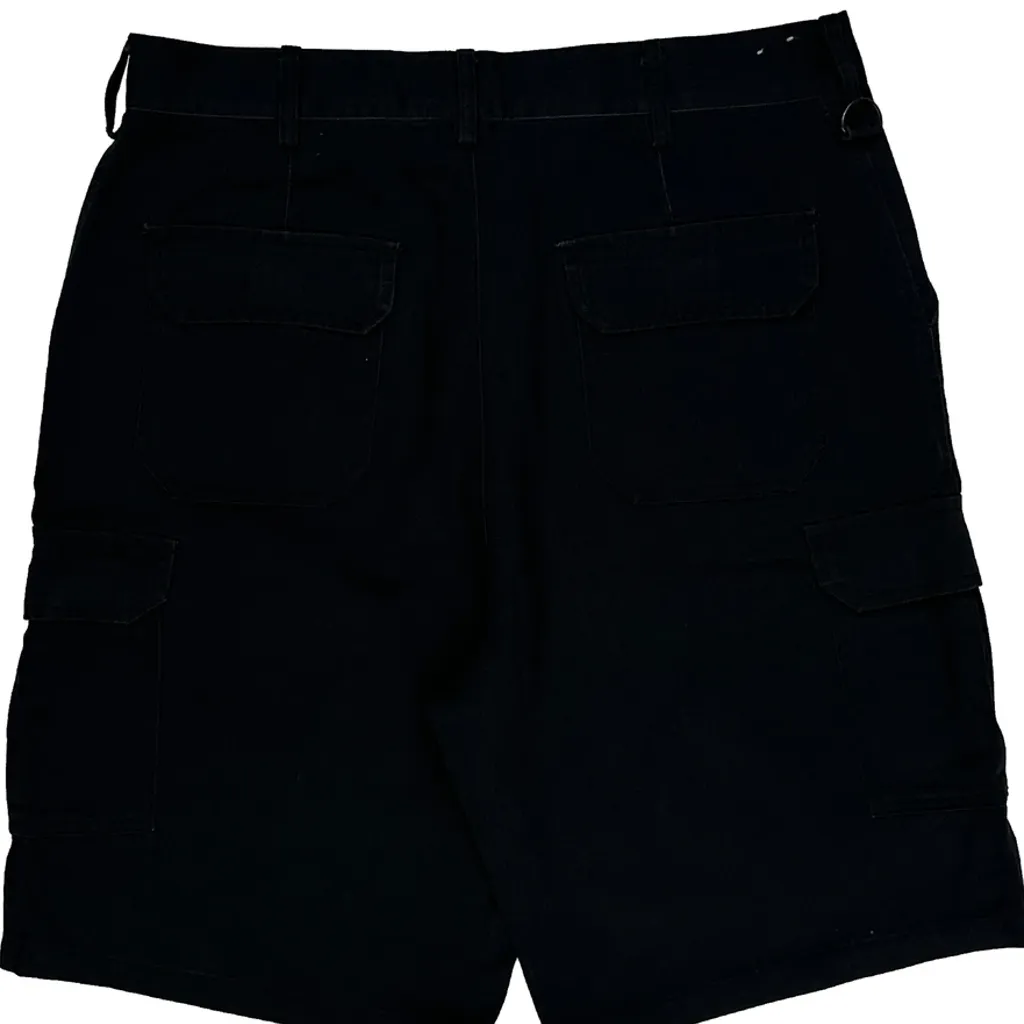 Dickies Cargo Shorts - 34W 11L Black Cotton - Image 7