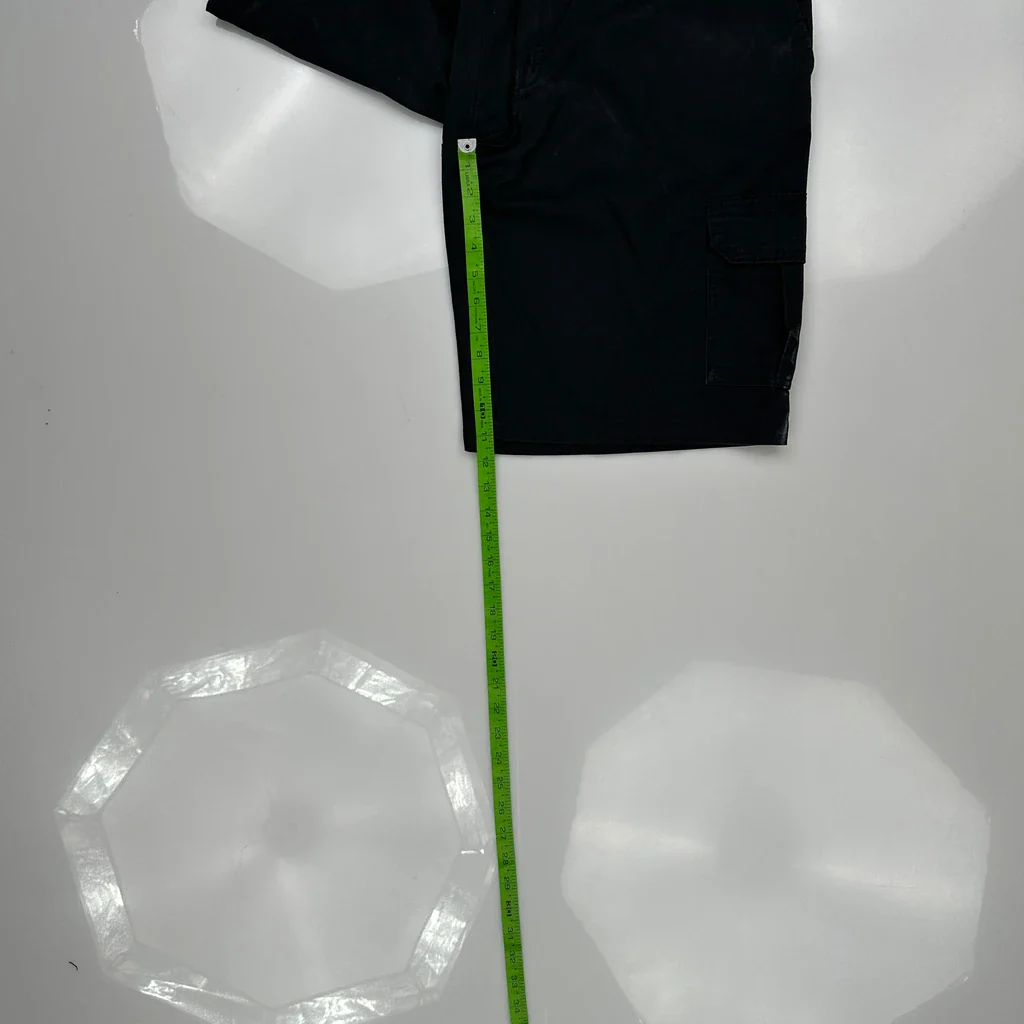 Dickies Cargo Shorts - 35W 12L Black Cotton - Image 6