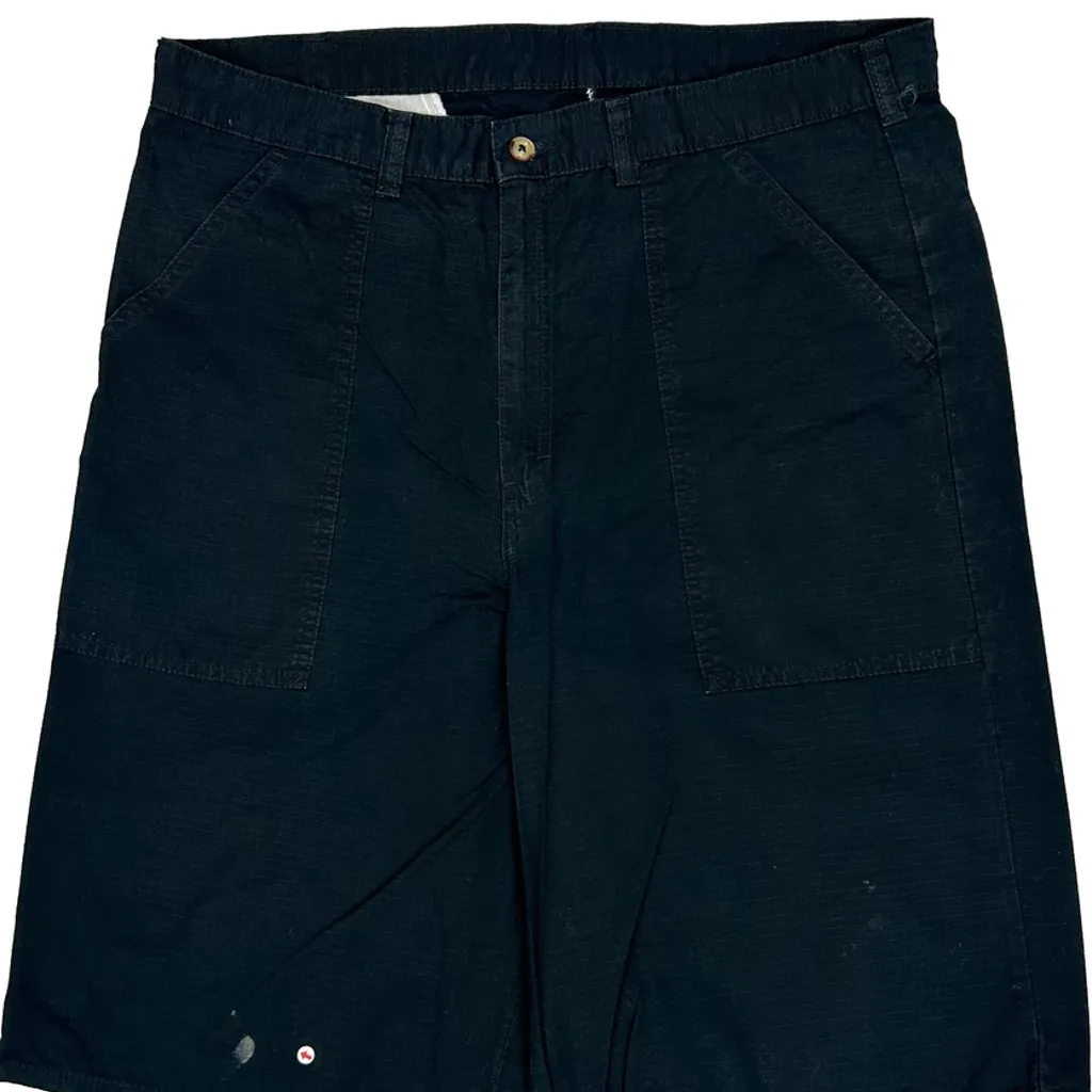 Dickies Baggy Cargo Shorts - 36W 11L Black Cotton - Image 10
