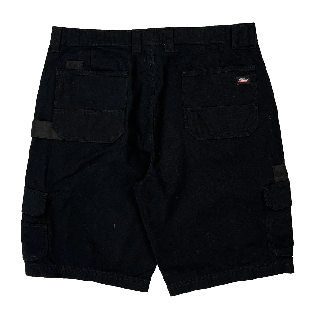 Dickies Cargo Shorts - 36W 10L Black Cotton