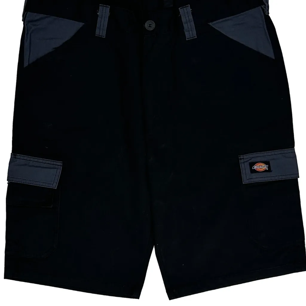 Dickies Cargo Shorts - 36W 10L Black Polyester Blend - Image 10
