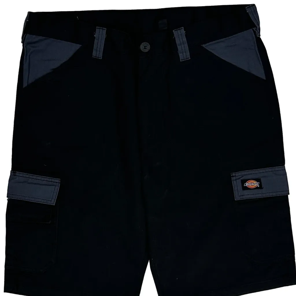 Dickies Cargo Shorts - 36W 10L Black Polyester Blend - Image 9