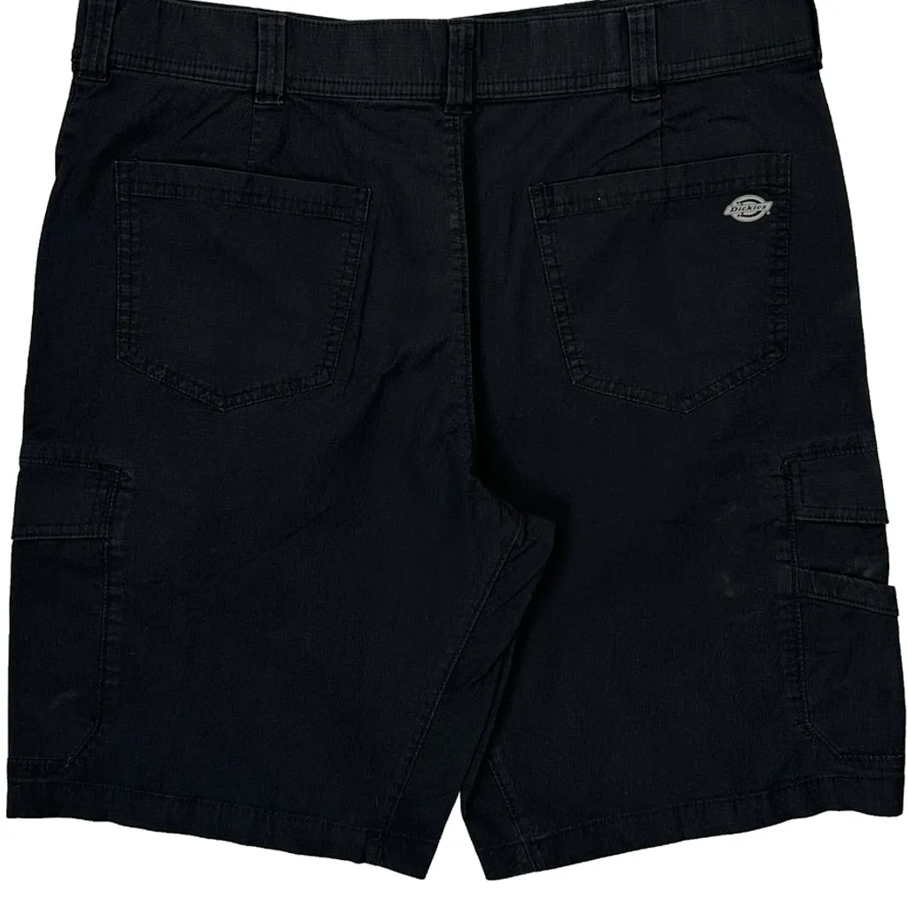 Dickies Cargo Shorts - 36W 10L Black Cotton - Image 6