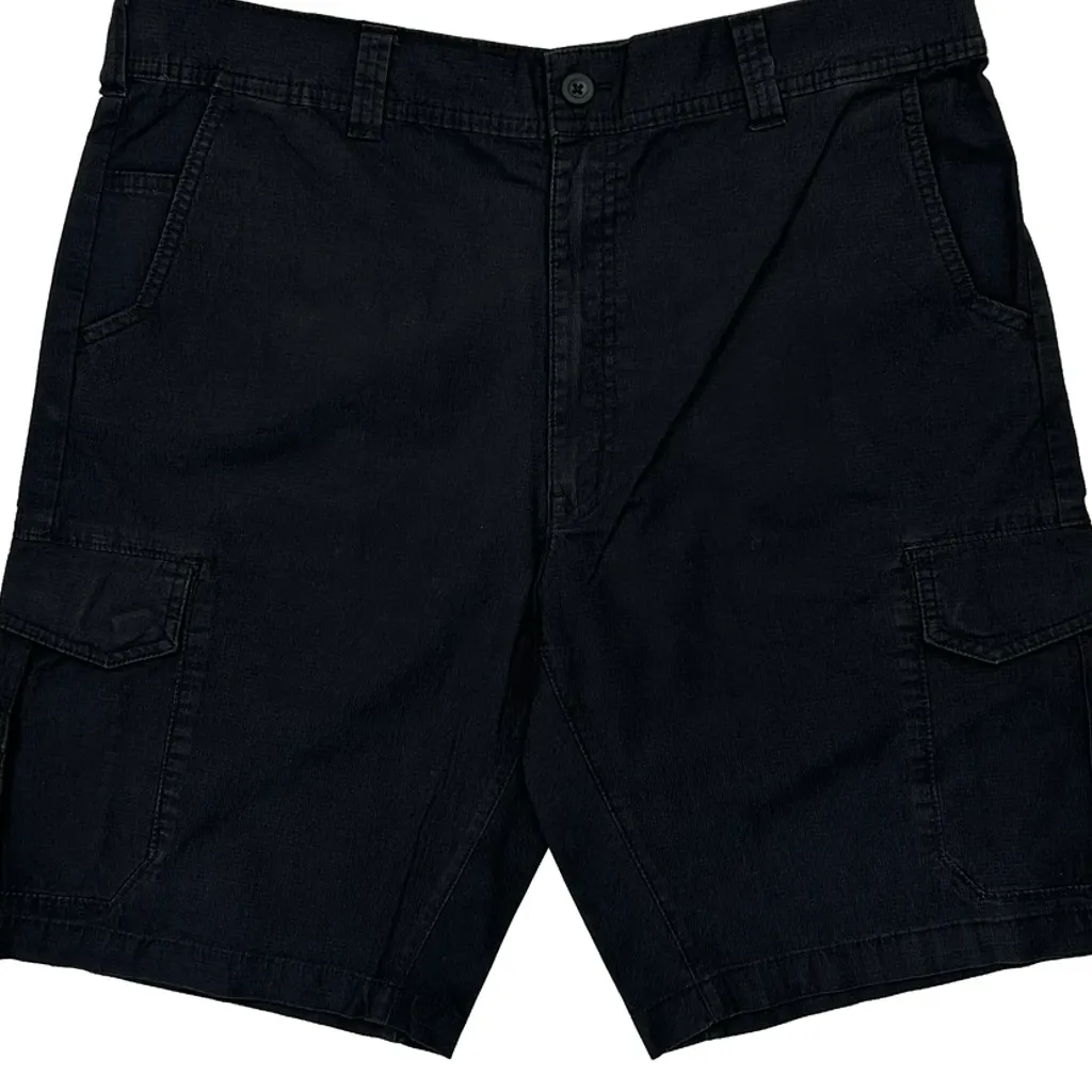 Dickies Cargo Shorts - 36W 10L Black Cotton - Image 8