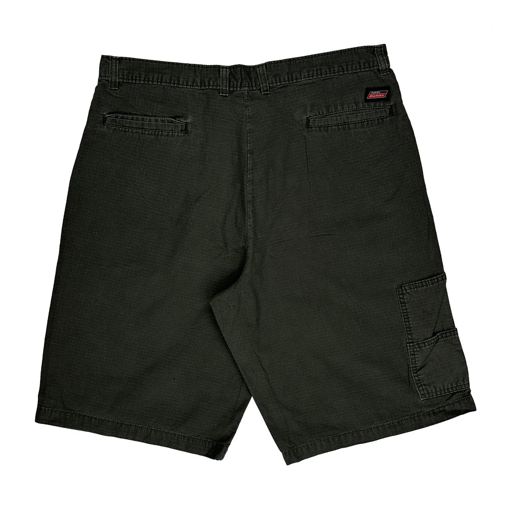 Dickies Baggy Cargo Shorts - 36W 10L Green Cotton