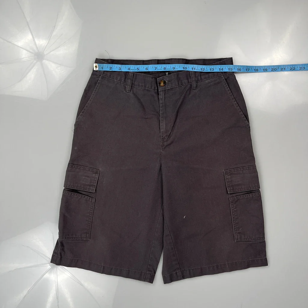 Dickies Cargo Shorts - 30W 13L Grey Cotton - Image 3