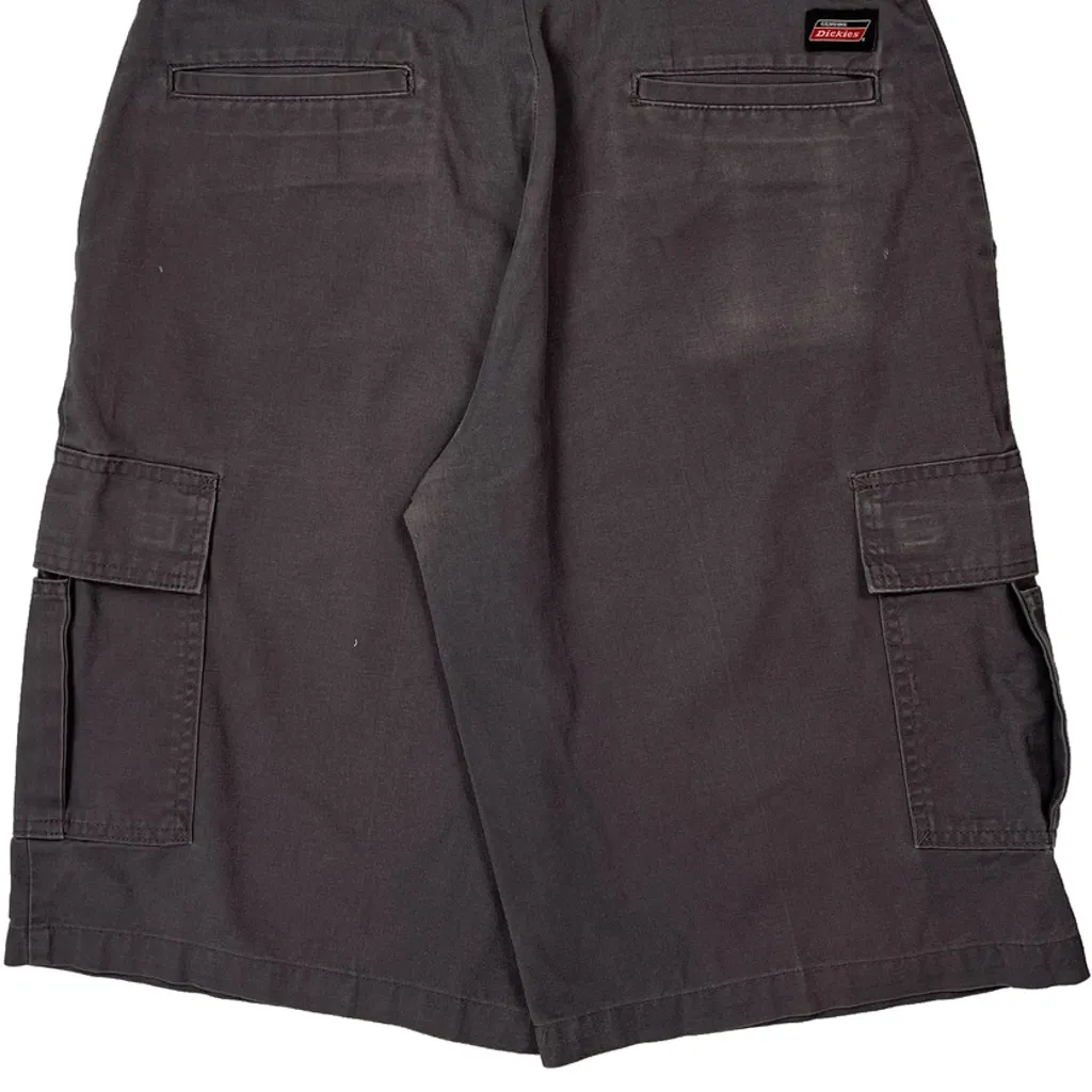 Dickies Cargo Shorts - 30W 13L Grey Cotton - Image 6