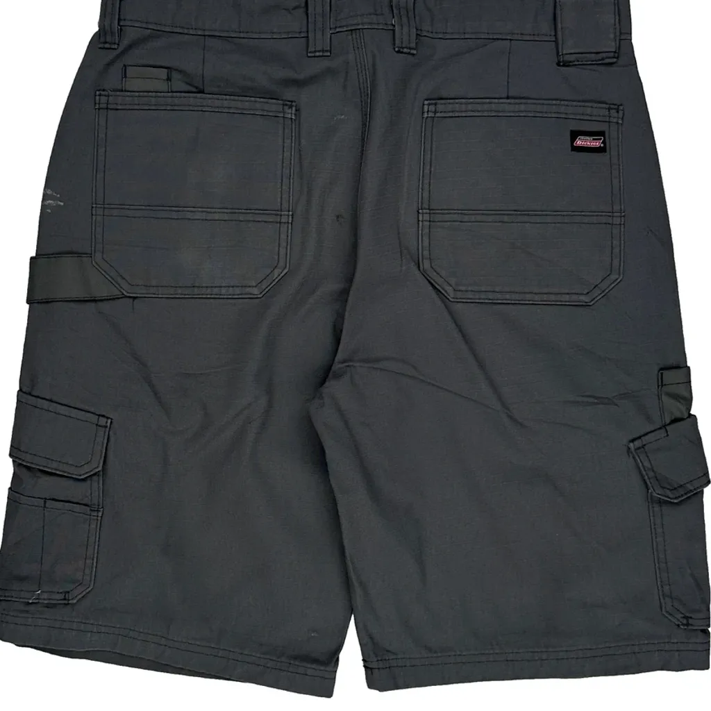 Dickies Cargo Shorts - 34W 11L Grey Cotton Blend - Image 8