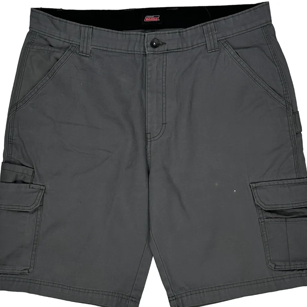 Dickies Cargo Shorts - 35W 10L Grey Cotton Blend - Image 10