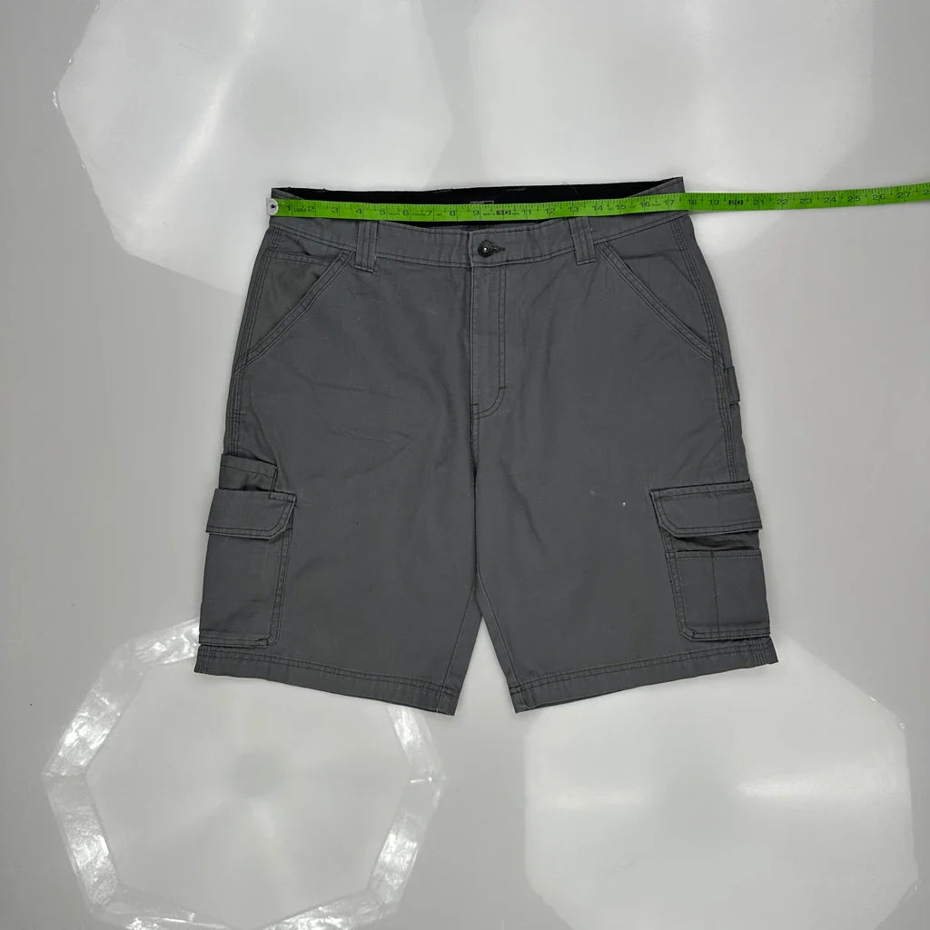Dickies Cargo Shorts - 35W 10L Grey Cotton Blend - Image 3