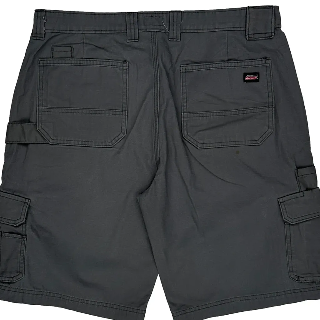 Dickies Cargo Shorts - 35W 10L Grey Cotton Blend - Image 8