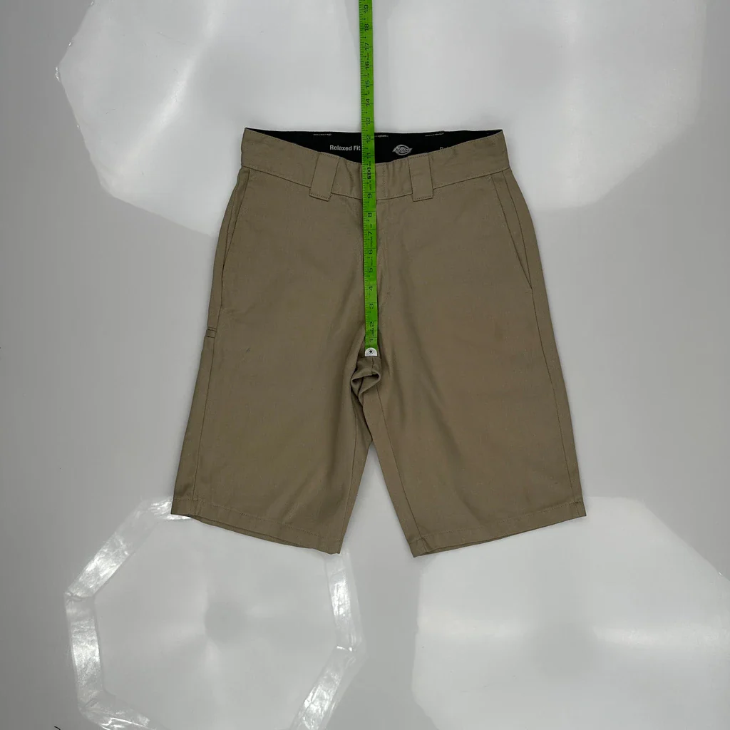 Dickies Cargo Shorts - 29W 10L Khaki Cotton - Image 4