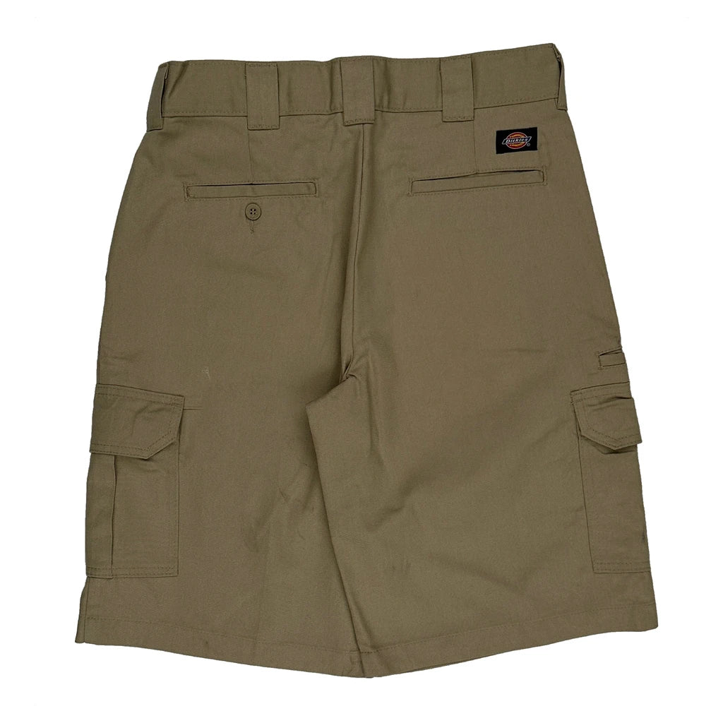Dickies Baggy Cargo Shorts - 31W 9L Khaki Cotton