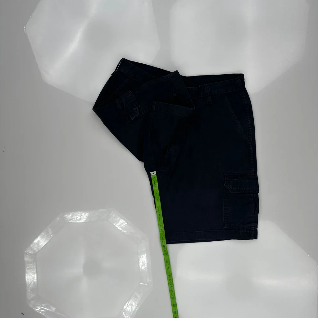 Dickies Cargo Shorts - 32W 10L Navy Cotton - Image 5