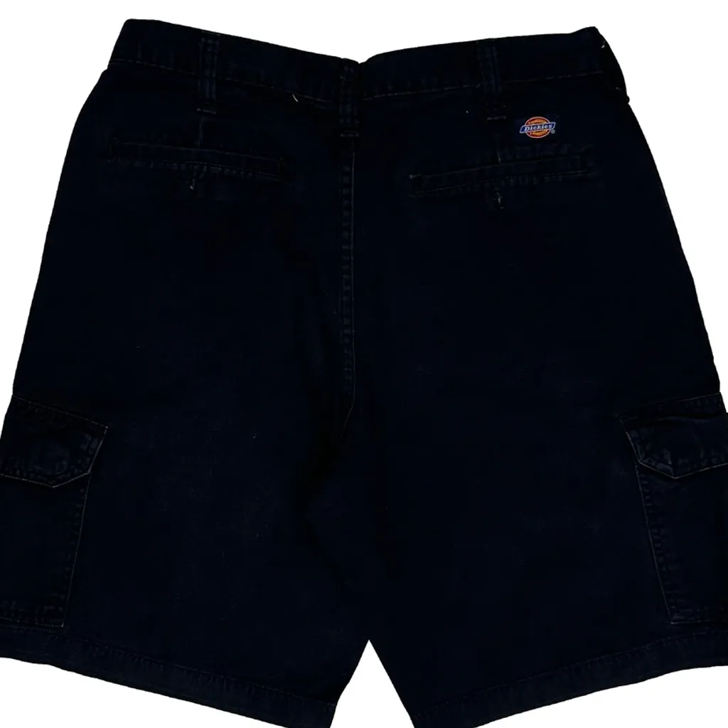 Dickies Cargo Shorts - 32W 10L Navy Cotton - Image 7