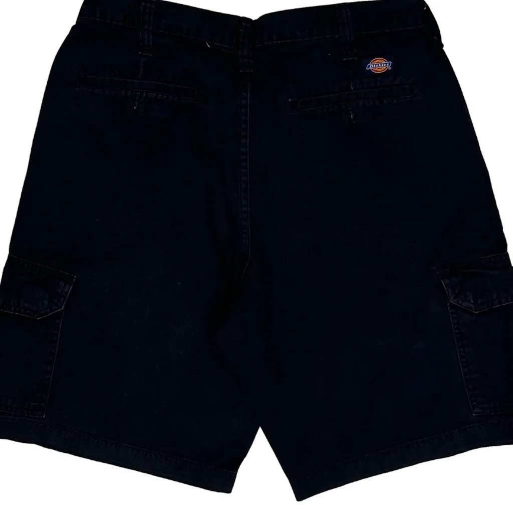 Dickies Cargo Shorts - 32W 10L Navy Cotton - Image 8