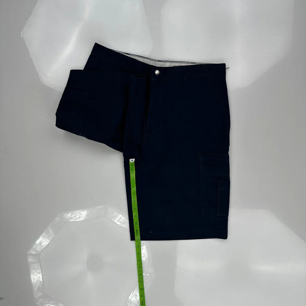 Dickies Cargo Shorts - 34W 10L Navy Cotton - Image 5