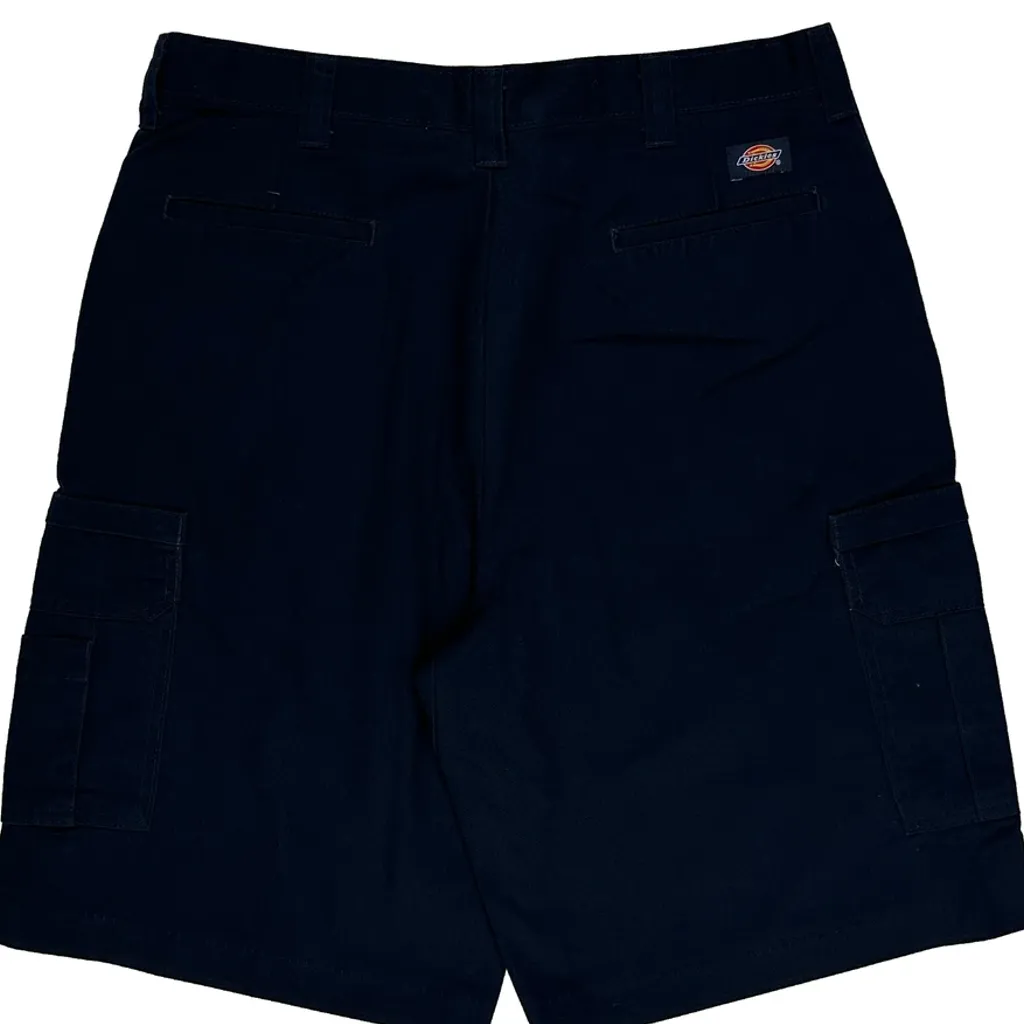 Dickies Cargo Shorts - 34W 10L Navy Cotton - Image 7