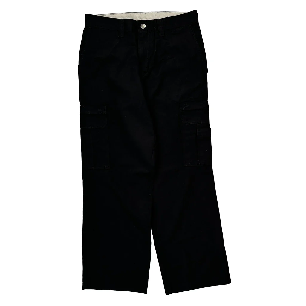 Dickies Cargo Trousers - 30W 29L Black Cotton - Image 2
