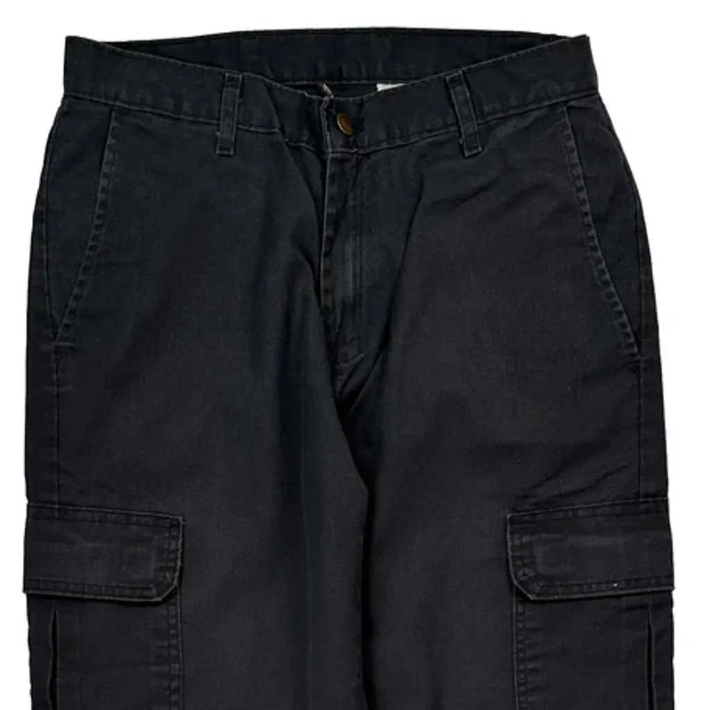 Dickies Cargo Trousers - 30W 31L Black Cotton - Image 10
