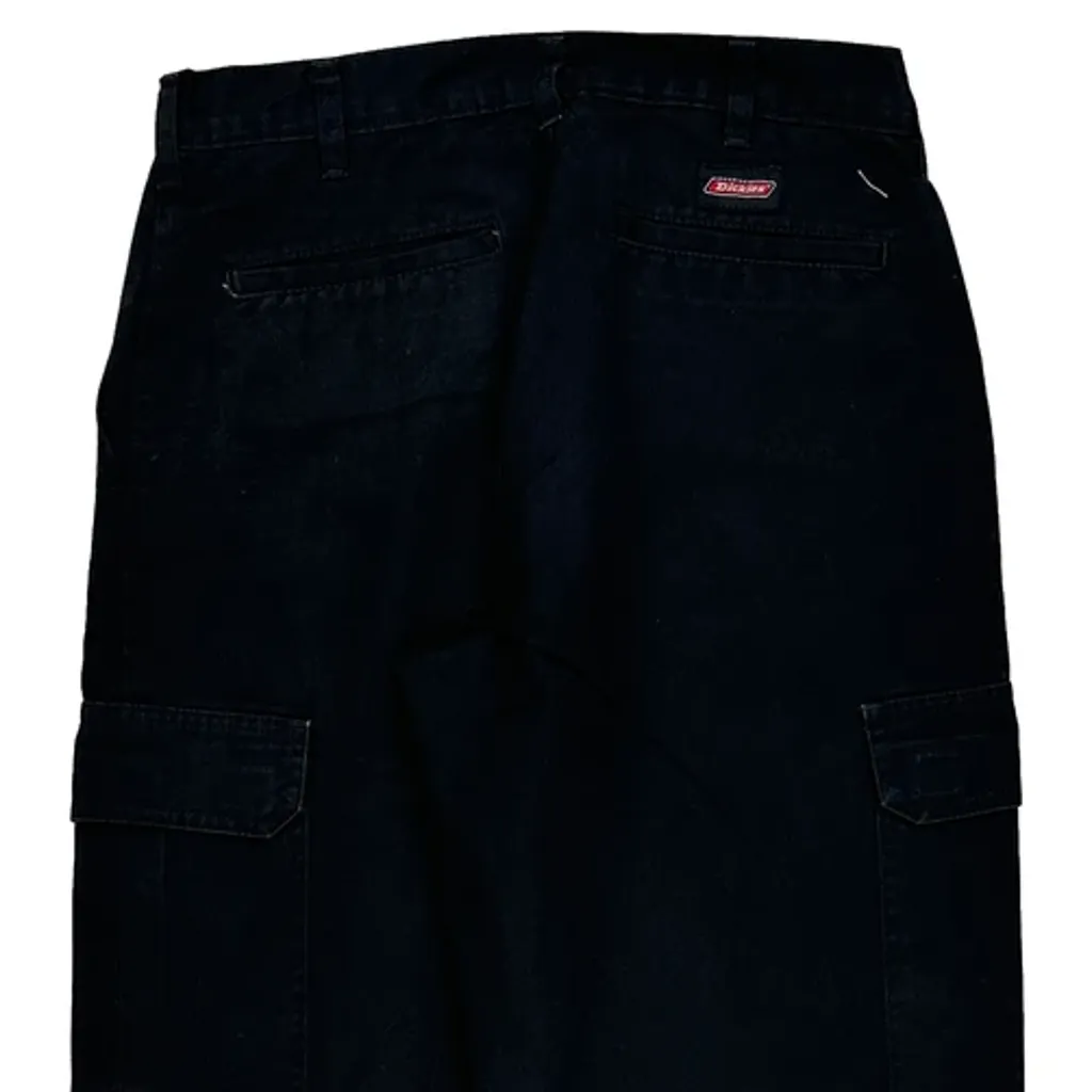 Dickies Cargo Trousers - 30W 29L Black Cotton - Image 7