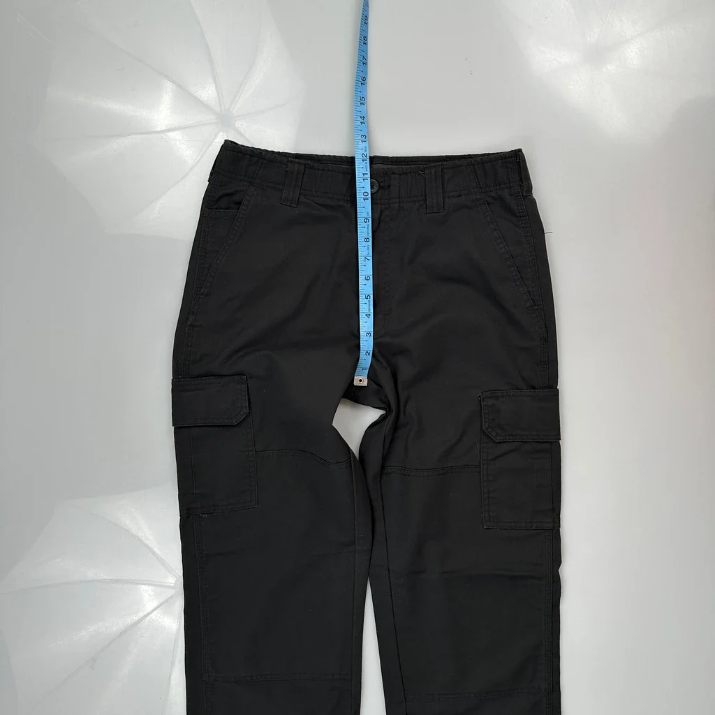 Dickies Cargo Trousers - 32W 33L Black Cotton - Image 4