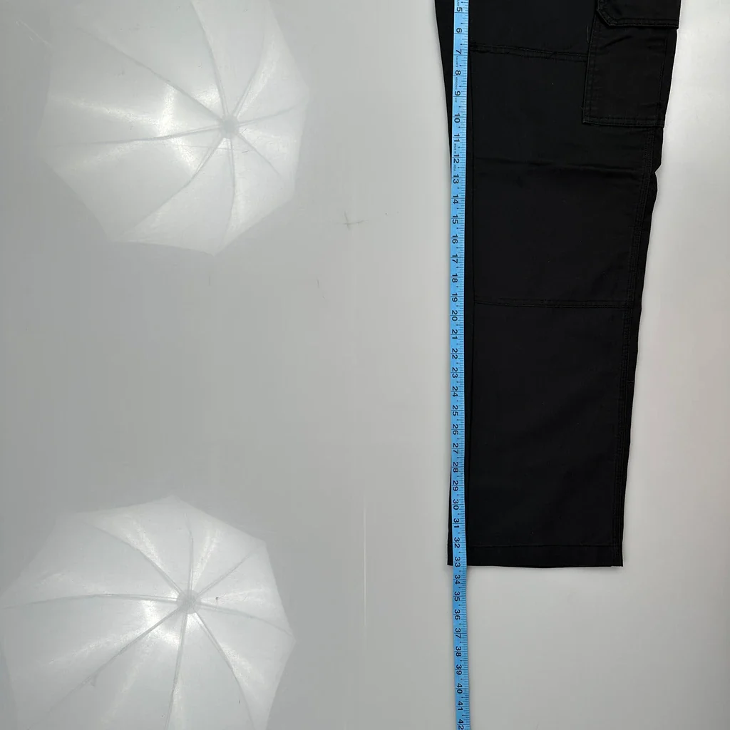Dickies Cargo Trousers - 32W 33L Black Cotton - Image 5