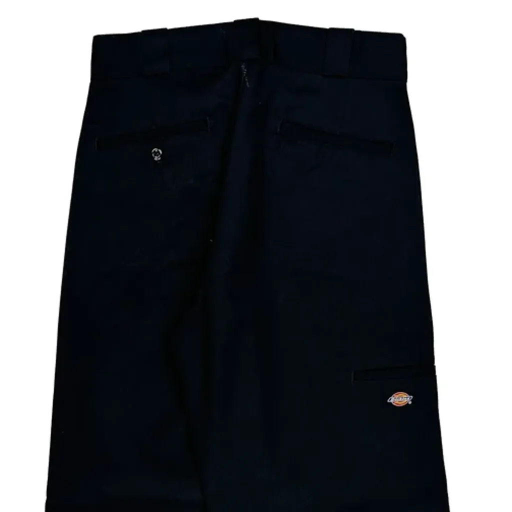 Dickies Double Knee Cargo Trousers - 32W 32L Black Polyester Blend - Image 7