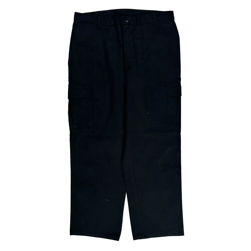 Dickies Cargo Trousers - 34W 31L Black Cotton - Image 2