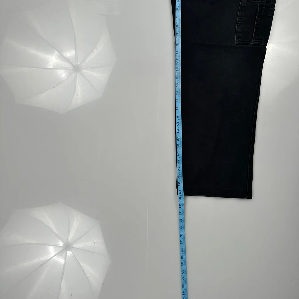 Dickies Cargo Trousers - 34W 30L Black Cotton - Image 5