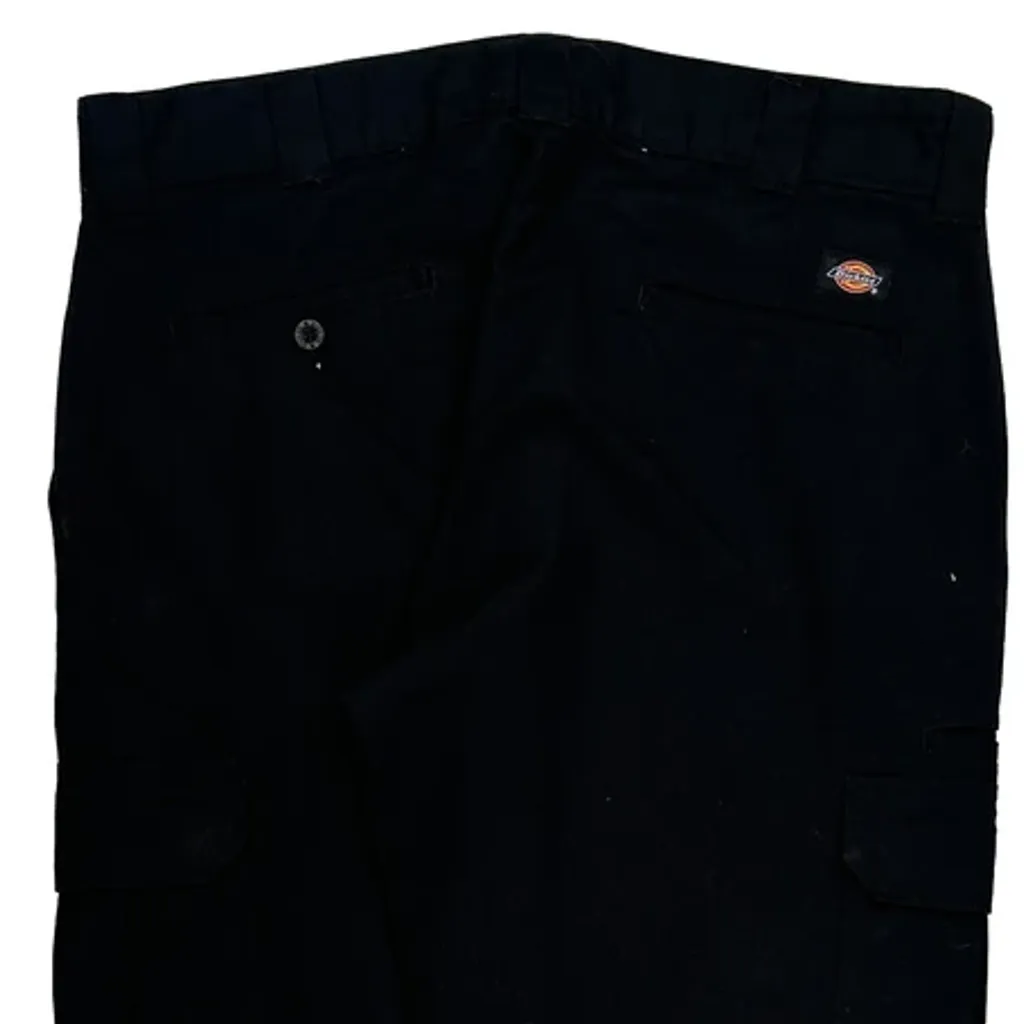 Dickies Cargo Trousers - 36W 32L Black Cotton - Image 7