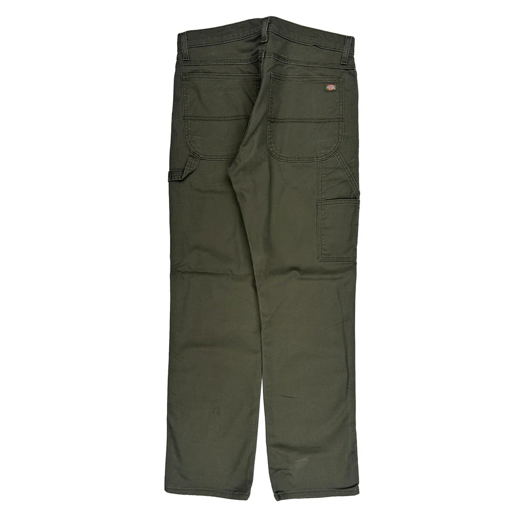 Dickies Cargo Trousers - 33W 32L Green Cotton