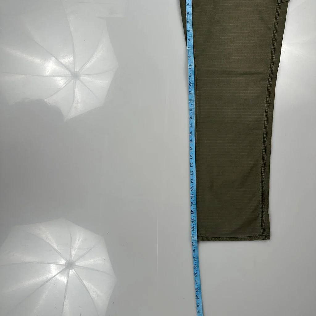 Dickies Cargo Trousers - 34W 32L Green Cotton Blend - Image 5
