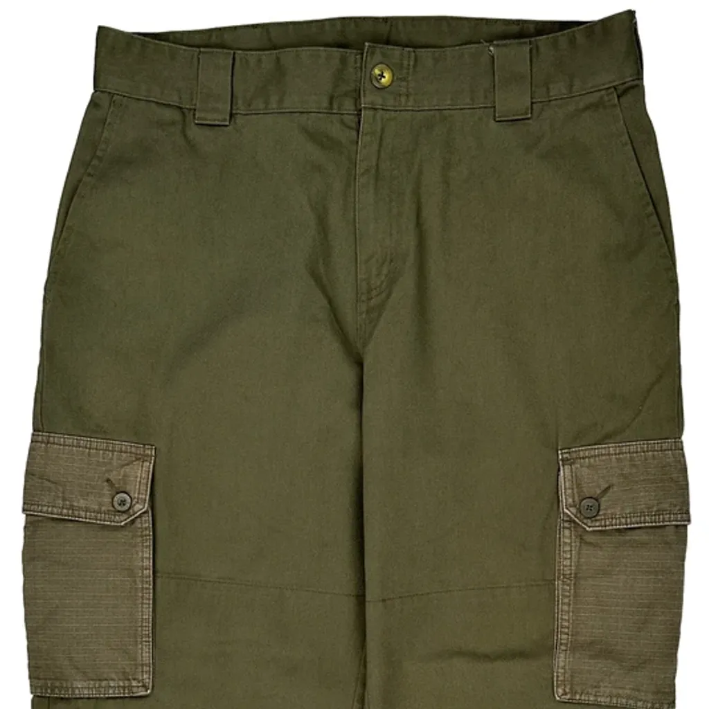 Dickies Cargo Trousers - 35W 29L Green Cotton - Image 8