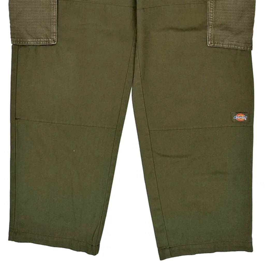 Dickies Cargo Trousers - 35W 29L Green Cotton - Image 9
