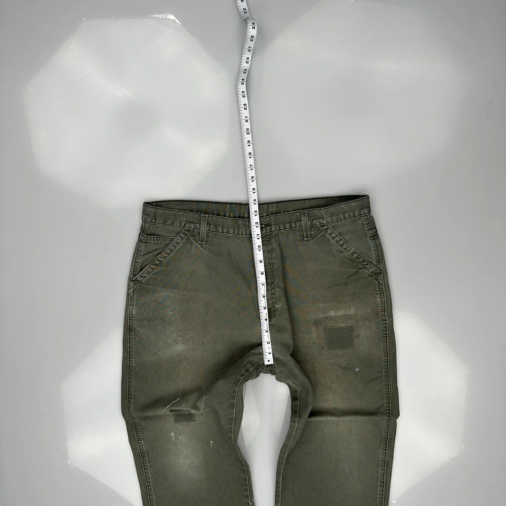 Dickies Cargo Trousers - 38W 32L Green Cotton - Image 4