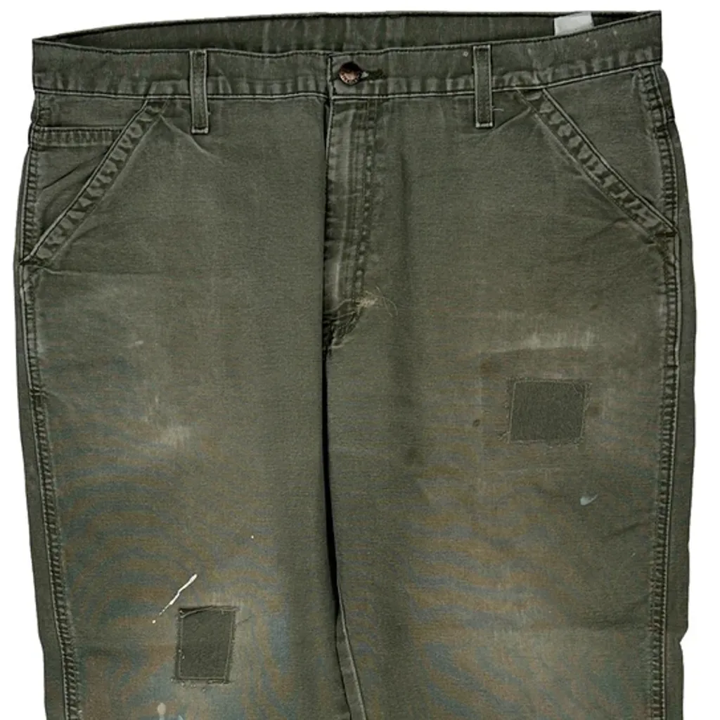 Dickies Cargo Trousers - 38W 32L Green Cotton - Image 8