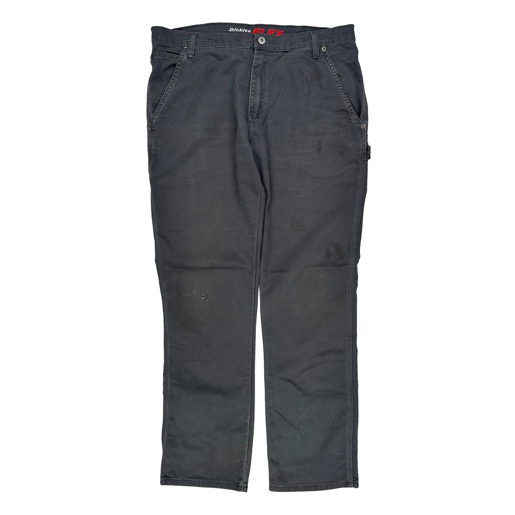 Dickies Cargo Trousers - 36W 33L Grey Cotton - Image 2