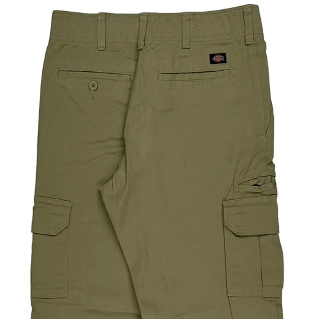Dickies Cargo Trousers - 30W 32L Khaki Cotton - Image 8