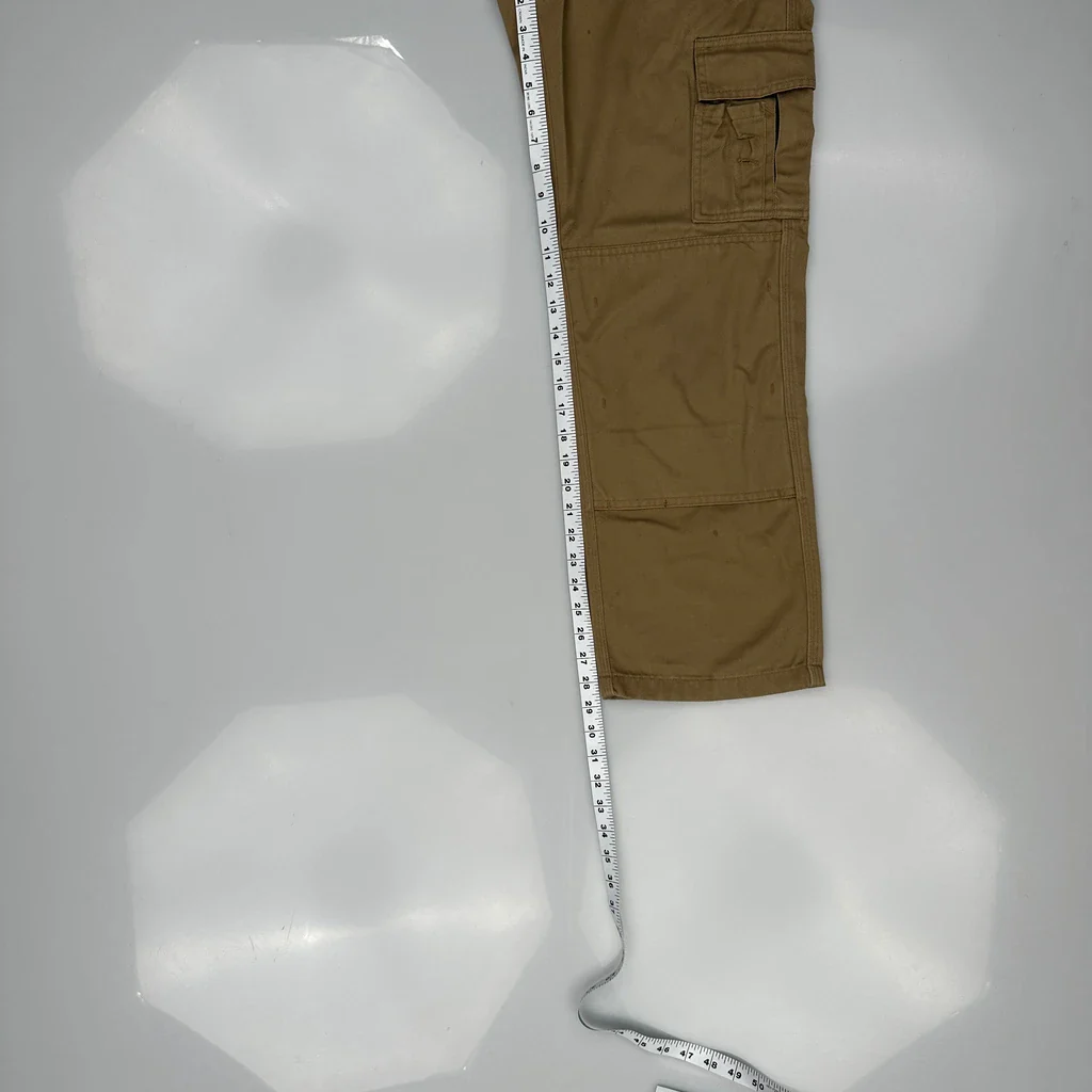 Dickies Cargo Trousers - 32W 29L Khaki Cotton - Image 5
