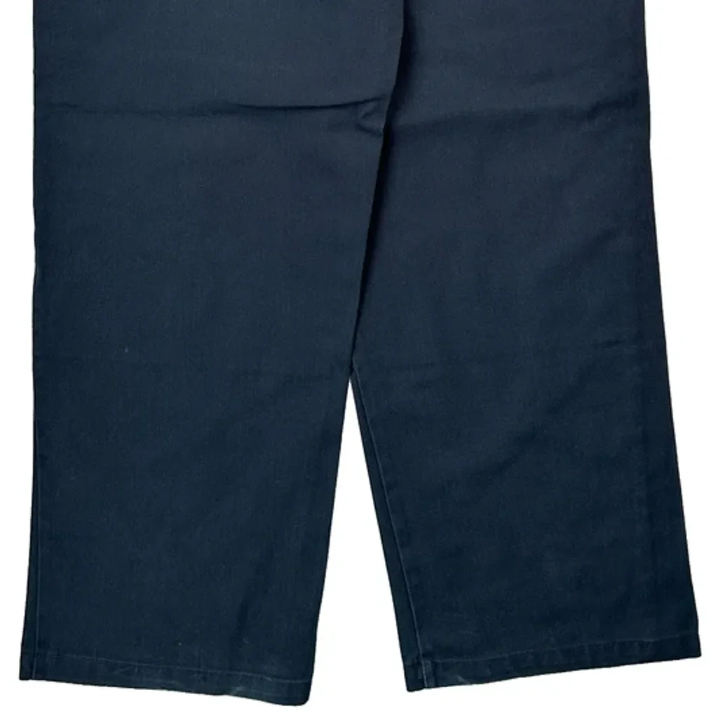 Dickies Double Knee Cargo Trousers - 33W 29L Navy Cotton - Image 7