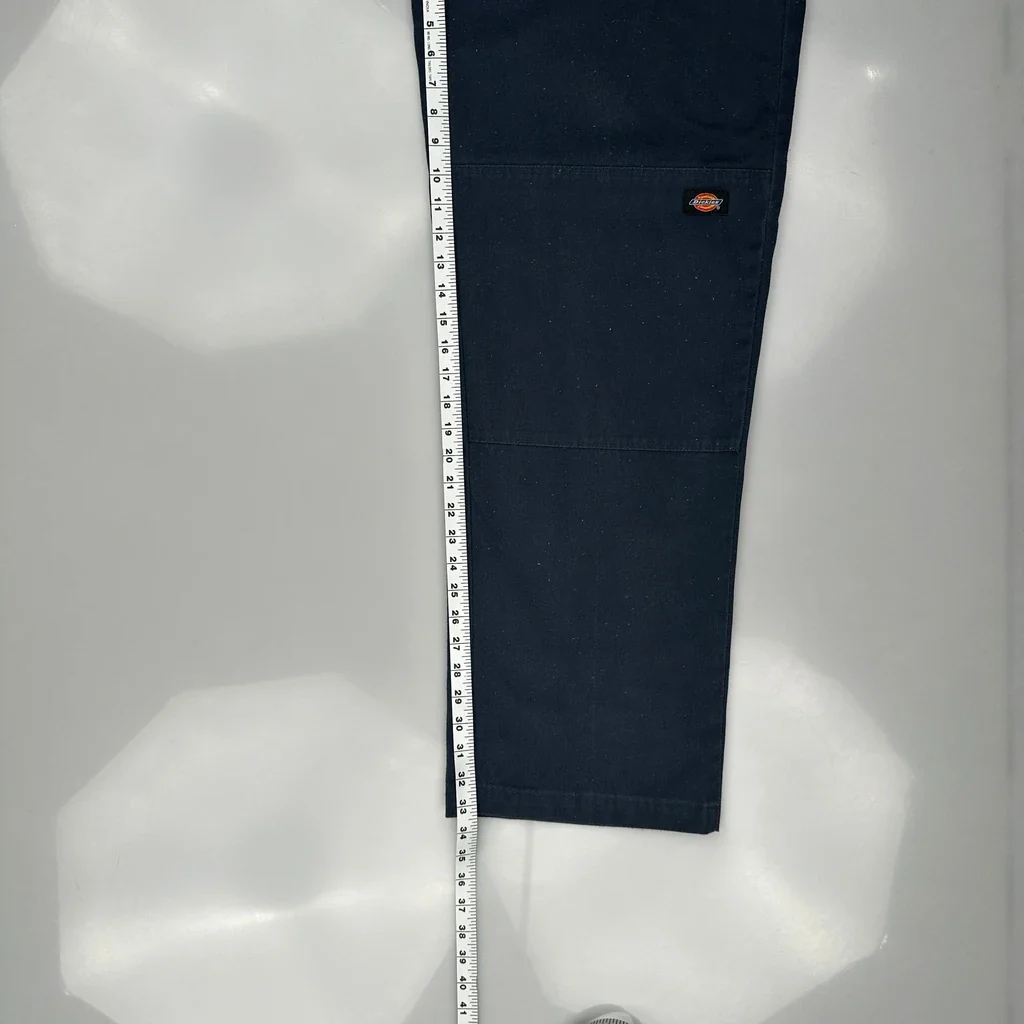 Dickies Loose Fit Cargo Trousers - 34W 34L Navy Cotton - Image 5