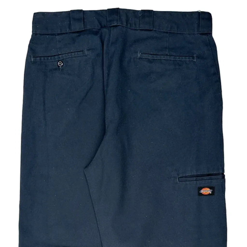 Dickies Loose Fit Cargo Trousers - 34W 34L Navy Cotton - Image 6