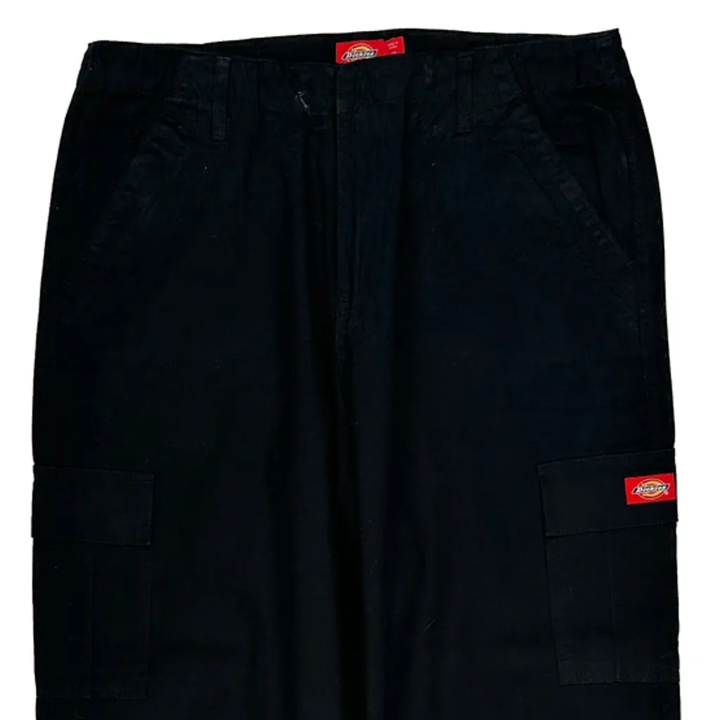 Dickies Cargo Trousers - 36W UK 18 Black Cotton - Image 10